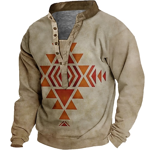 

Men's Unisex Sweatshirt Pullover Graphic Prints Print Casual Daily Sports 3D Print Streetwear Designer Hoodies Sweatshirts Long Sleeve Gray Brown