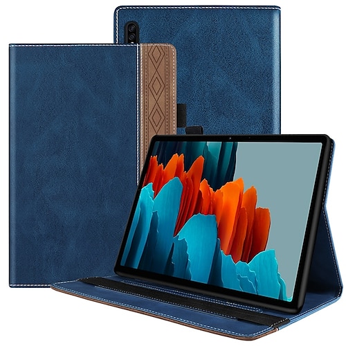 

Tablet Case Cover For Samsung Galaxy Tab A8 S7 Plus S8 A7 Lite S6 Lite with Stand Flip Smart Auto Wake / Sleep Solid Colored PC PU Leather