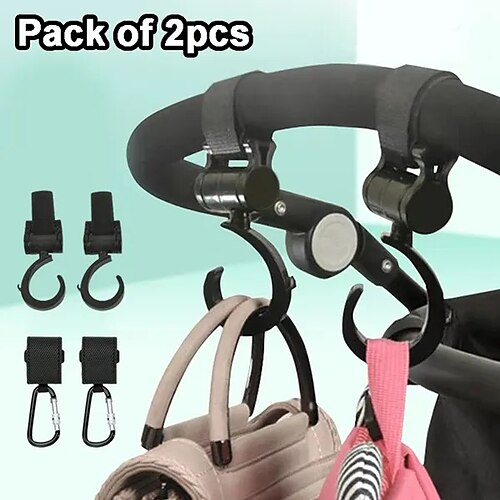 

Baby Stroller Hooks Mummy Bag Shopping Bag Hooks Stroller Accessories Handle Holder Hook for Baby Car Carriage Buggy Prams