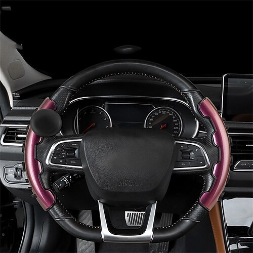 

2 PCS ABS Car Steering Wheel Cover Stable Universal Fit For 15""~15""1/2