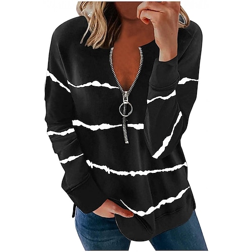 

FABIURT Womens Crewneck Sweatshirts Tops for Women Loose Tee Vintage Pullover Comfy Casual Long Sleeve Shirts