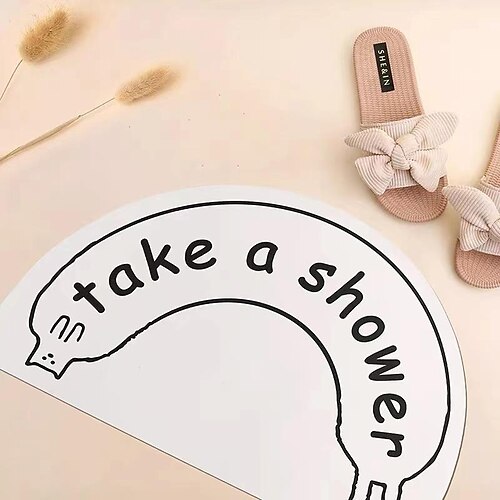 

Diatomaceous Earth Bath Mat Modern Bathroom Non-Slip Mat Household Minimalist Bathroom Can Be Cut Floor Mat Toilet Carpet