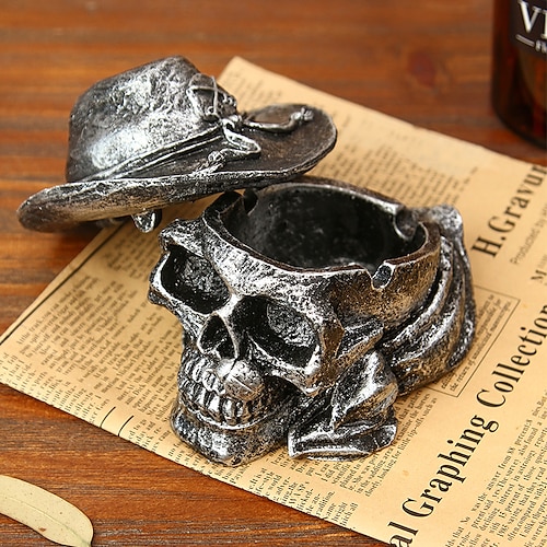 

Skull Ashtray 1pc Halloween Decorations Decorative Objects