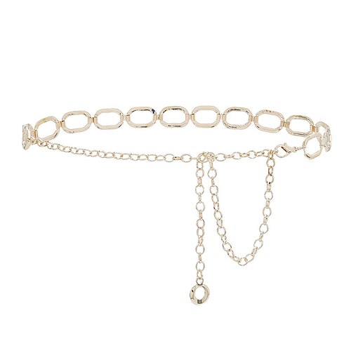 

Women's body chain Contemporary Street Geometry Headwear