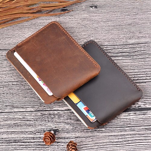 

Credit Card Holder Wallet Car Registration and Insurance Holder Leather Name Card Holder Professional Multi Credit Card Protector for Women Men