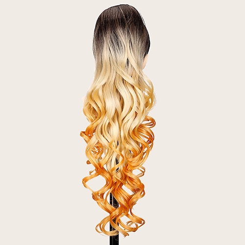 

Long Afro wave Brazilian Curly Drawstring Pony Tail Hairpiece Synthetic Hair Ponytails Extensions For Black Women Synthetic Hair Body Wave Long 30 inch Party Evening Daily Wear