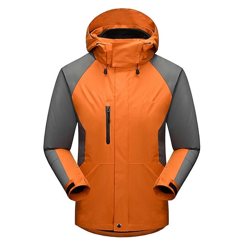 

Men's 3-in-1 Jackets Gorpcore Ski Jacket Waterproof Rain Jacket Winter Outdoor Thermal Warm Waterproof Windproof Breathable Outerwear Windbreaker Winter Fleece Jacket Fishing Climbing Camping