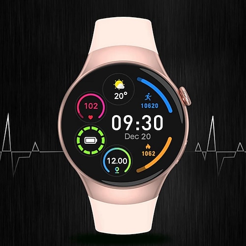 

AWEI H9 Calling Smart Watch 1.32inch Bluetooth Fitness Tracker Dynamic Heart Rate Blood Oxygen Health Monitoring Sport Wristband