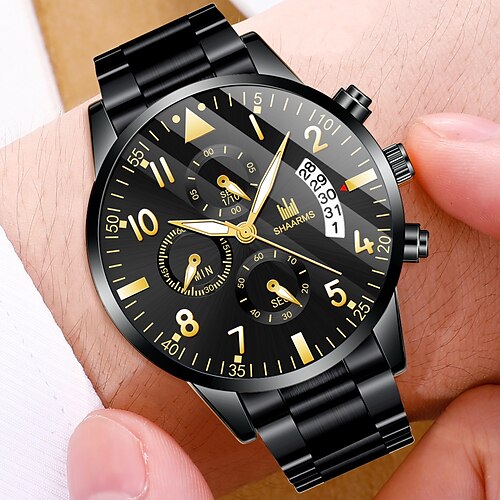 

Quartz Watch for Men Analog Quartz Stylish Stylish Formal Style Large Dial Alloy Alloy Fashion