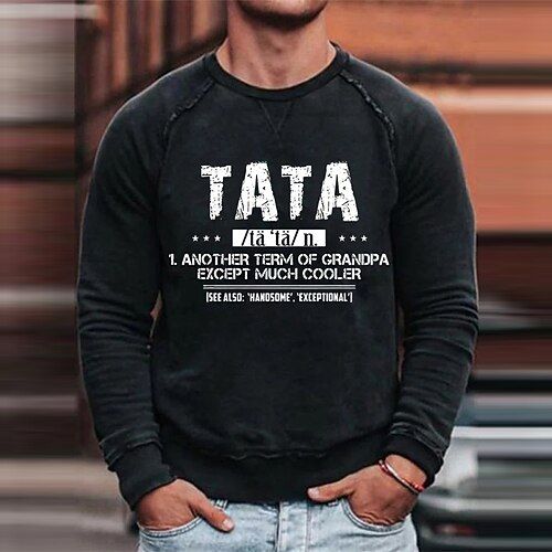 

Men's Sweatshirt Pullover Graphic Letter Print Daily Holiday Going out Hot Stamping Streetwear Casual Hoodies Sweatshirts Long Sleeve Black Gray