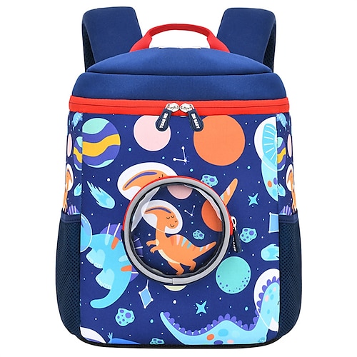 

School Backpack Bookbag Cartoon Animal Kawii for Student Boys Girls Water Resistant Wear-Resistant Breathable Nylon School Bag Back Pack Satchel 15 inch