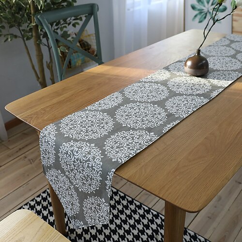 

American table cloth cotton linen cloth art table flag table cloth tea table cloth TV cabinet cloth shoe cabinet dustproof cloth