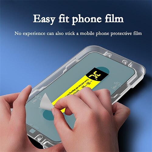 

[1 Pack] Phone Screen Protector For Apple iPhone 14 Pro Max 14 Plus 13 12 11 Pro Max Mini SE Tempered Glass High Definition (HD) 9H Hardness Scratch Proof Phone Accessory