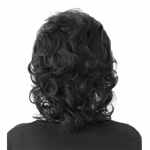 

Real Hair Wig Female Short Hair Middle-aged Lady Short Curly Send Mother Real Hair Wig Headgear