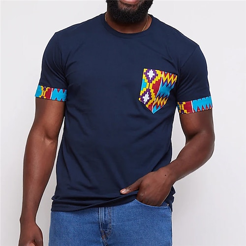 

Men's Unisex T shirt Tee 3D Print Graphic Prints Crew Neck Street Daily Print Short Sleeve Tops Designer Casual Big and Tall Sports Navy Blue / Summer / Summer