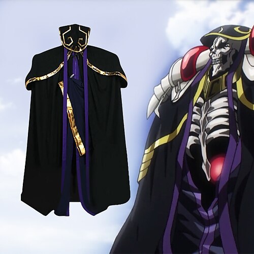 

Inspired by Overlord Momonga Ainz Ooal Gown Anime Cosplay Costumes Japanese Cosplay Suits Cloak For Men's Women's