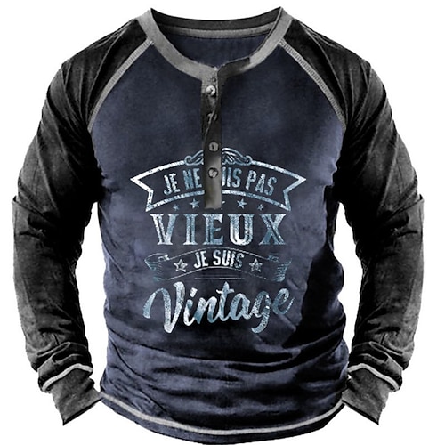 

Men's Unisex Sweatshirt Pullover Button Up Hoodie Navy Blue Crew Neck Letter Graphic Prints Patchwork Print Casual Daily Sports 3D Print Designer Casual Big and Tall Spring & Fall Clothing Apparel