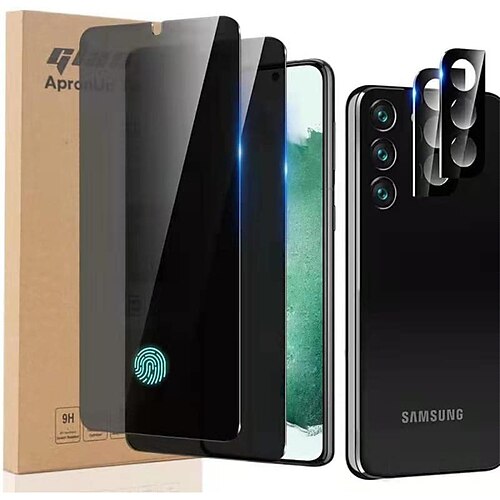 

[22 Pack] Privacy Screen Protector for Samsung Galaxy S22 Plus/S22 5G 6.6 Inch Tempered Glass Camera Lens Protector