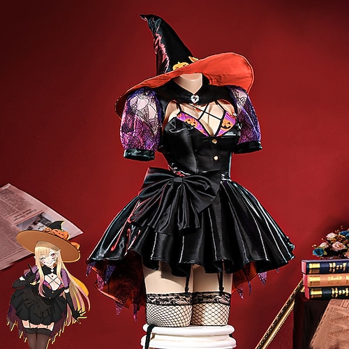 

Inspired by My Dress-up Darling Marlin Kitagawa Anime Cosplay Costumes Japanese Cosplay Suits Coat Dress Gloves For Women's / Bow / Corset / Stockings / Socks / Hat