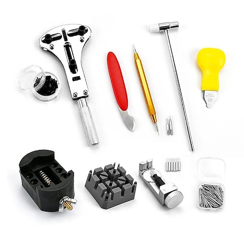 

Watch Repair Tool Kit Tool Set Watch Repair 151-piece Set Disassembly And Replacement Battery Combination Watch Repair Tool