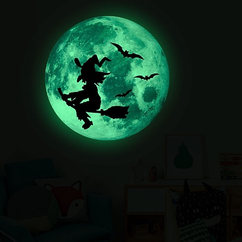 

Halloween Luminous Wall Stickers Wall Decal Wall Decoration Glass Window Decoration / Removable Wall Stickers