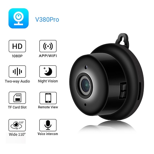 

V380 Mini Wifi HD 1080P Wireless Indoor Camera Night Vision Two-way Audio Motion Detection Baby Monitor
