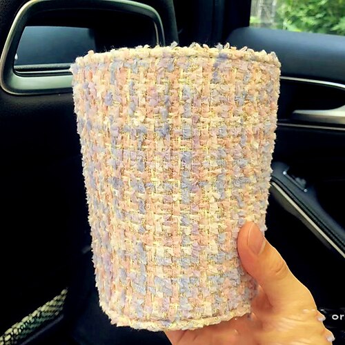 

1pcs Car Backseat Trash Can Keep Car Clean Durable Space-saving Polyester For SUV Truck Van