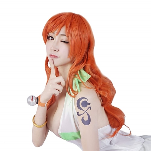 

One Piece Perona Wigs Anime Series for Character Cosplay Wig Orange