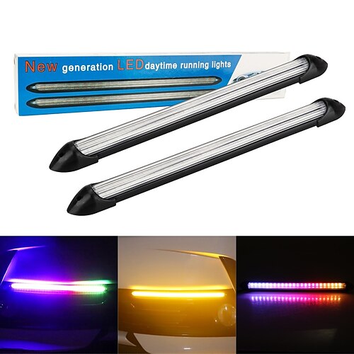 

2 pcs /set Symphony Daytime Running Light Fog Light Running Signal Turn Lamp Car lights accessories