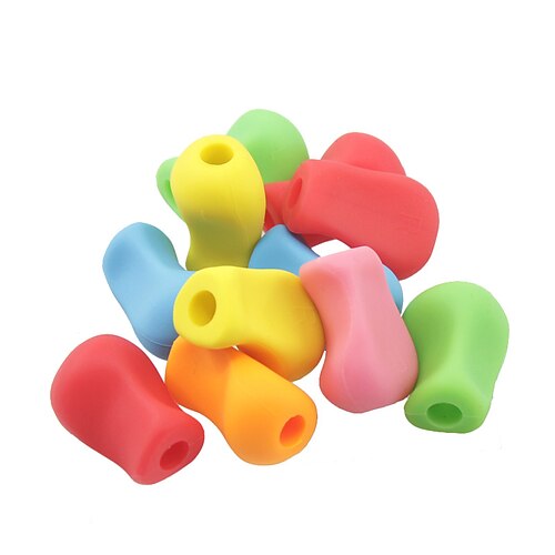 

10pcs Kids Writing Grip Crossover Writing Aid for Kids Children Homework Drawing (Random Color)