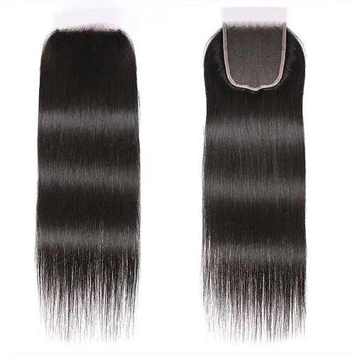 

5x5 HD Lace Closure Straight Hair Deep Parting Transparent Lace Closure Invisible Knots Natural Virgin hair