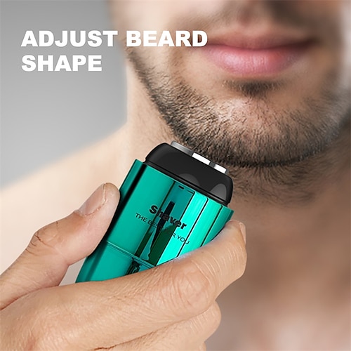 

Magnetic Suction Electric Shaver Mini Compact Men's Razor Portable Travel Beard Knife