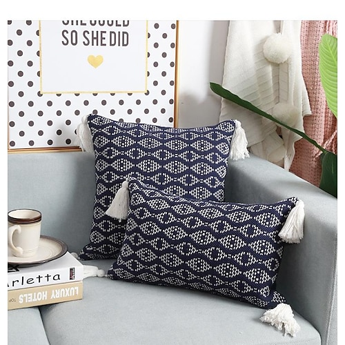 

Jacquard Double Side Cushion Cover 1PC Soft Decorative Square Throw Pillow Cover Cushion Case Pillowcase for Bedroom Livingroom Indoor Cushion for Sofa Couch Bed Chair