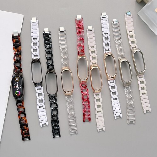

1 PCS Smart Watch Band Compatible with Xiaomi Mi Band 7 Smartwatch Strap Adjustable Classic Clasp Rugged Sport Band Replacement Wristband