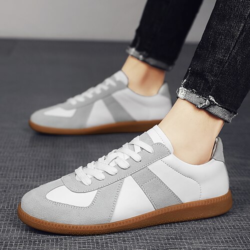 

Men's Sneakers Casual Classic Daily Office Career PU White Spring Summer