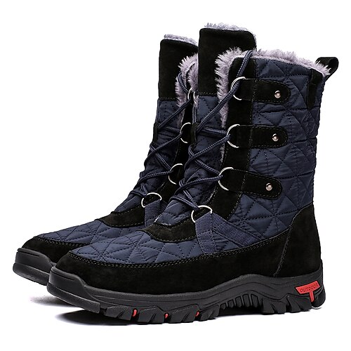 

Hombre Botas Botas de nieve Botas de montaña Botas de invierno Casual Clásico Diario Oficina y carrera PU Mitad de Gemelo Negro Marrón Azul Invierno Otoño