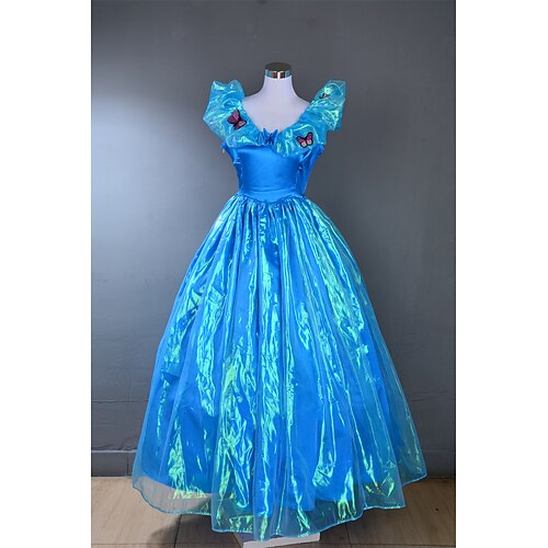 

Rococo Victorian Ball Gown Vintage Dress Party Costume Masquerade Prom Dress Women's Costume Vintage Cosplay Party Halloween Carnival Sleeveless Dress Masquerade