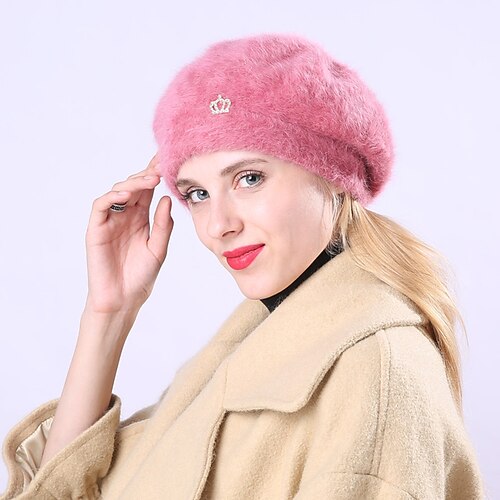 

Women's Beret Hat Formal Outdoor Daily Solid / Plain Color Polyester Casual Casual / Daily 1 pcs