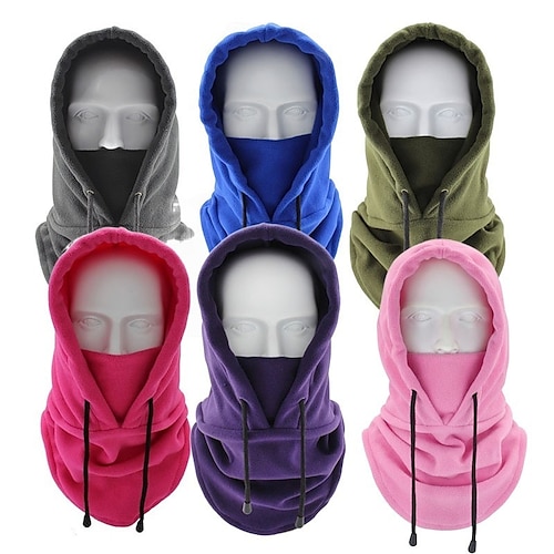 

Men's Face cover Polyester Outdoor Athleisure Sports Sport Pure Color 1pc / pack Mask Portable Windproof Outdoor