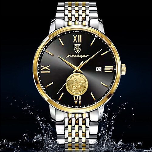 

Explosive 835poedagar Bodaga Swiss Certified Waterproof Luminous Calendar Steel Band Men'S Watch