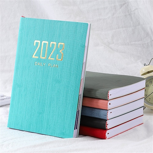 

2023 To Do List Daily Weekly Monthly Planner A5 5.8×8.3 Inch Classic PU SoftCover Portable Agenda Monthly Tabs Planner 310 Pages for School Office Business