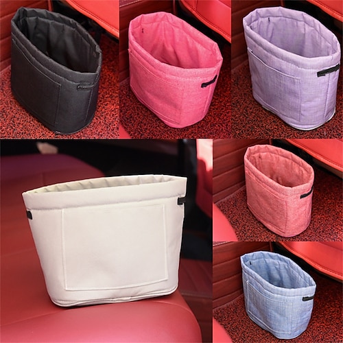 

1pcs Car Backseat Trash Can Fashion design Keep Car Clean Collapsible Oxford Cloth For SUV Truck Van