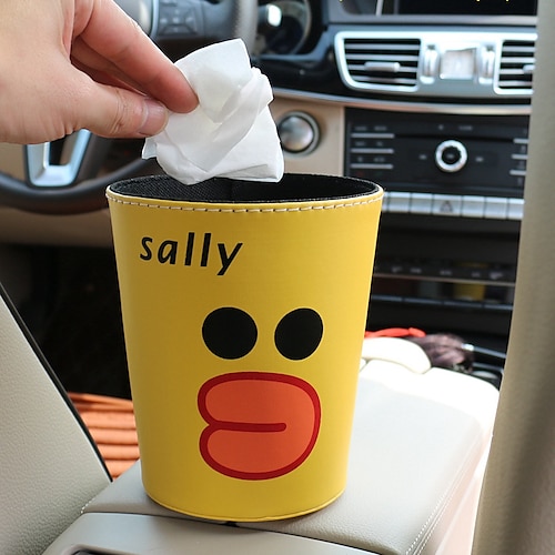 

1pcs Car Console Cup Coaster Car Air vent Trash Can Keep Car Clean Easy to Install Durable Plastic For SUV Truck Van