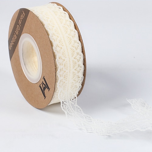 

Solid Color Lace Wedding Ribbons - 1 pcs Piece/Set Weaving Ribbon Decorate favor holder / Decorate gift box / Decorate wedding scene