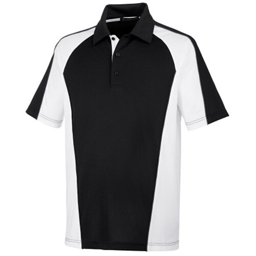 

Men's Collar Polo Shirt Golf Shirt Color Block Turndown Black 3D Print Outdoor Street Short Sleeves Button-Down Print Clothing Apparel Sports Fashion Casual Breathable / Summer / Spring / Summer