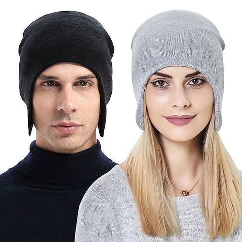 

Men's Women's Slouchy Beanie Hat Outdoor Home Daily Solid / Plain Color Knitting Casual Casual / Daily 1 pcs