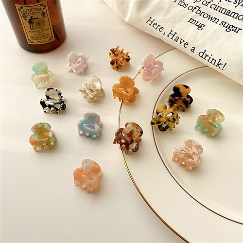 

Hair Claw Clips Barrette Clamp Jelly Colors Acrylic Ponytail Crab Girls Hair Hairpin Hair Styling Accessories For Women