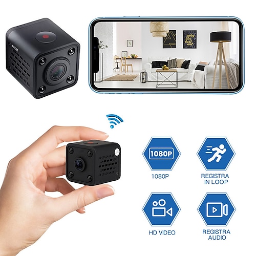 

Q9 Mini WiFi 1080p HD Night Edition Micro Voice Recorder Wireless Video Surveillance IP Camera