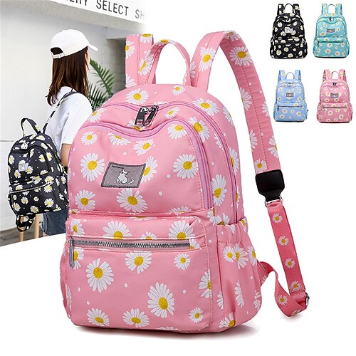 

Schoolbag Multicolor for Student Girls Water Resistant Wear-Resistant Classic Oxford Cloth School Bag Back Pack Satchel 17 inch