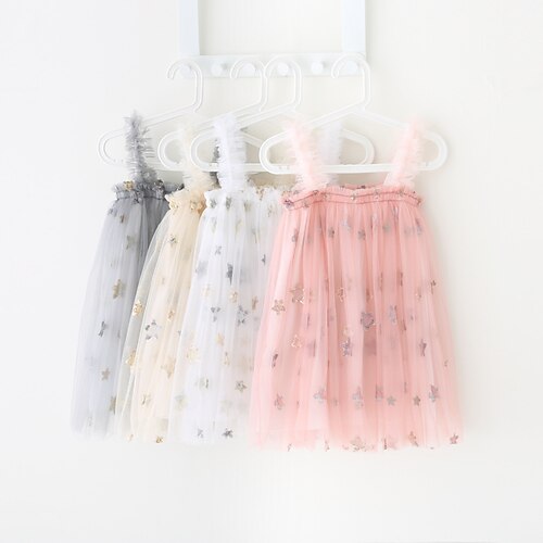 

Kids Girls' Dress Sequin A Line Dress Asymmetrical Dress Sports & Outdoor Sequins Cotton Sleeveless Princess Dress 2-6 Years Spring Pink Beige Gray